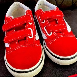 Vans toddler boys shoes size 8